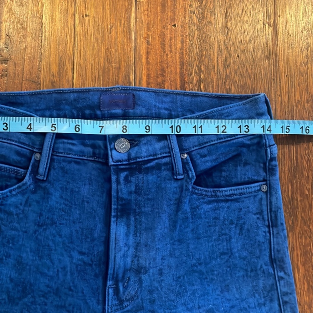NWOT MOTHER DENIM The Rascal Ankle Fray, Love on the Rocks, Size 28 - Picture 9 of 15